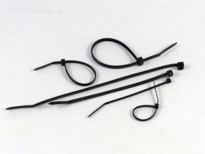 Kabelbinders, zwart - UV, zak 100 st, 100x2,5 mm