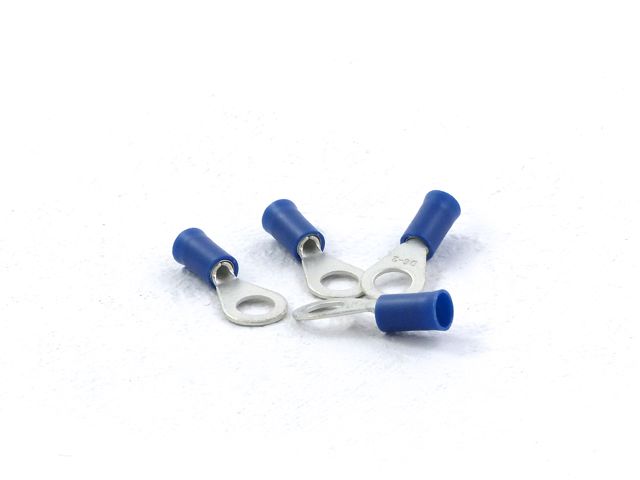 Connector, PIPG, Ring, 4.3, doosje 100 st, blauw