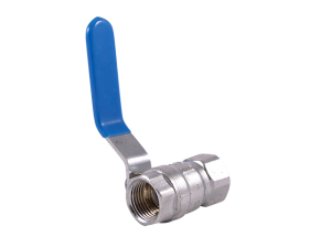 Kogelafsluiter, RVS, BI-BI, 1/2